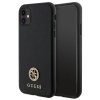Guess GUHCN61PS4DGPK iPhone 11 / Xr 6.1 czarny/black hardcase Strass Metal Logo